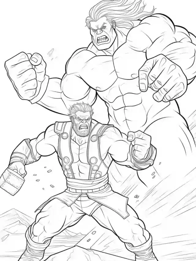 Hulk Coloring Pages | Free Coloring Pages For Kids | Storiespub