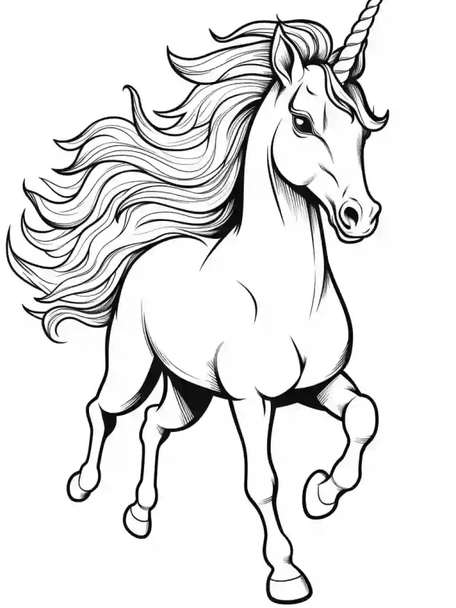 Unicorn-Coloring-Pages