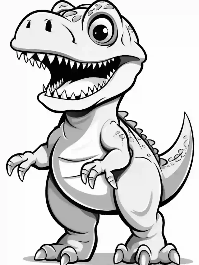 Tyrannosaurus-T-Rex-coloring-pages