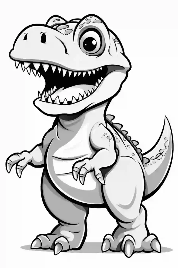Tyrannosaurus-T-Rex-coloring-pages