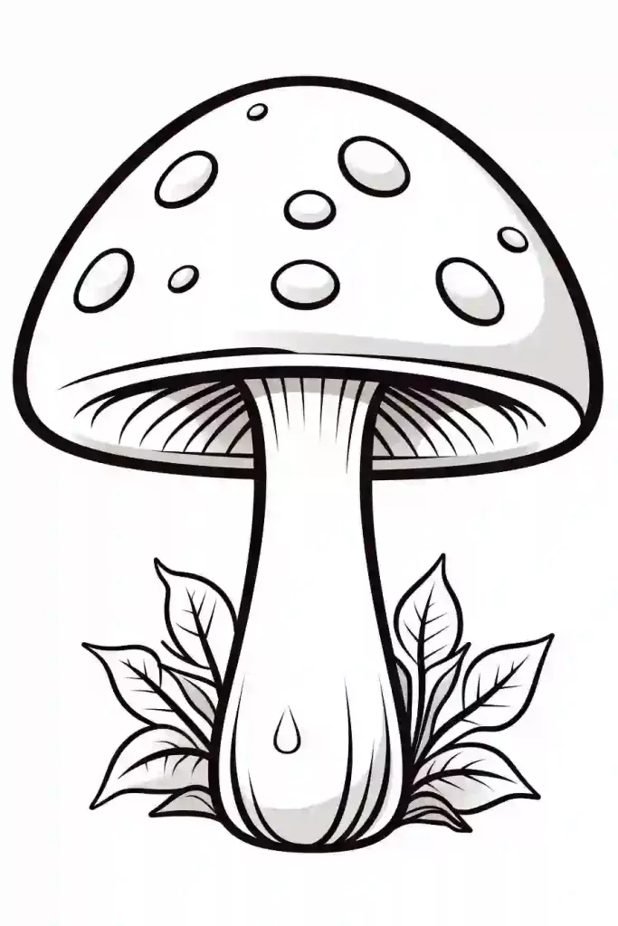 Mushroom-Coloring-Pages