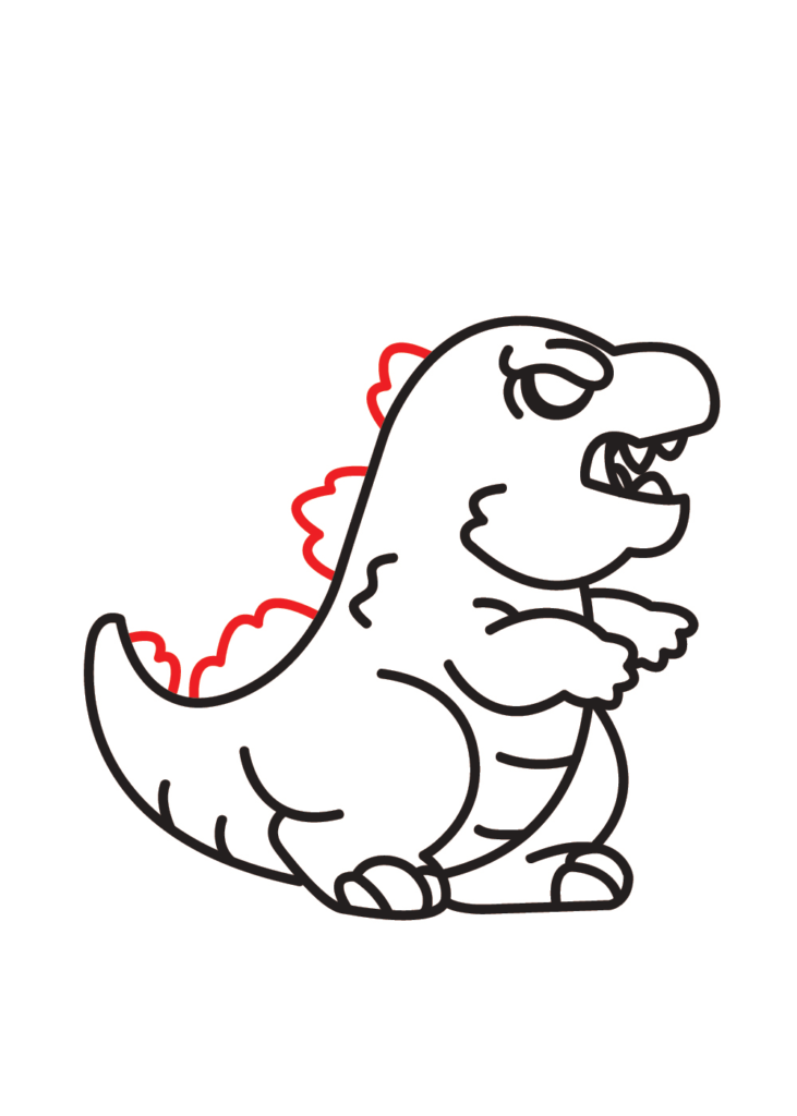 How-To-Draw-Godzilla 