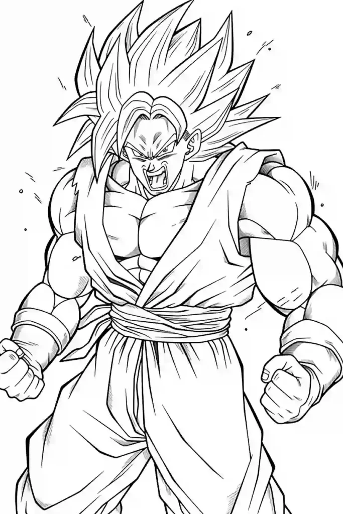 Goku-Coloring-page