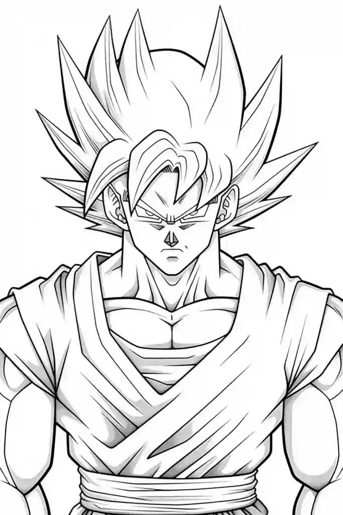Goku-Coloring-page