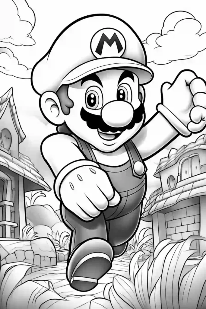 Mario-Coloring-Page