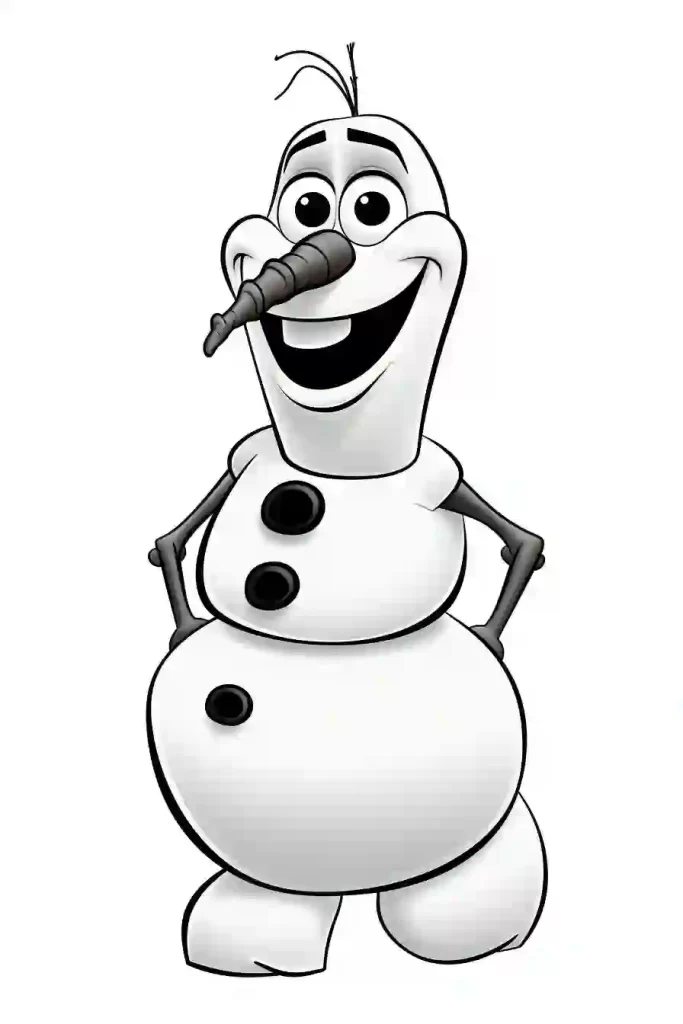 Olaf-coloring-page 