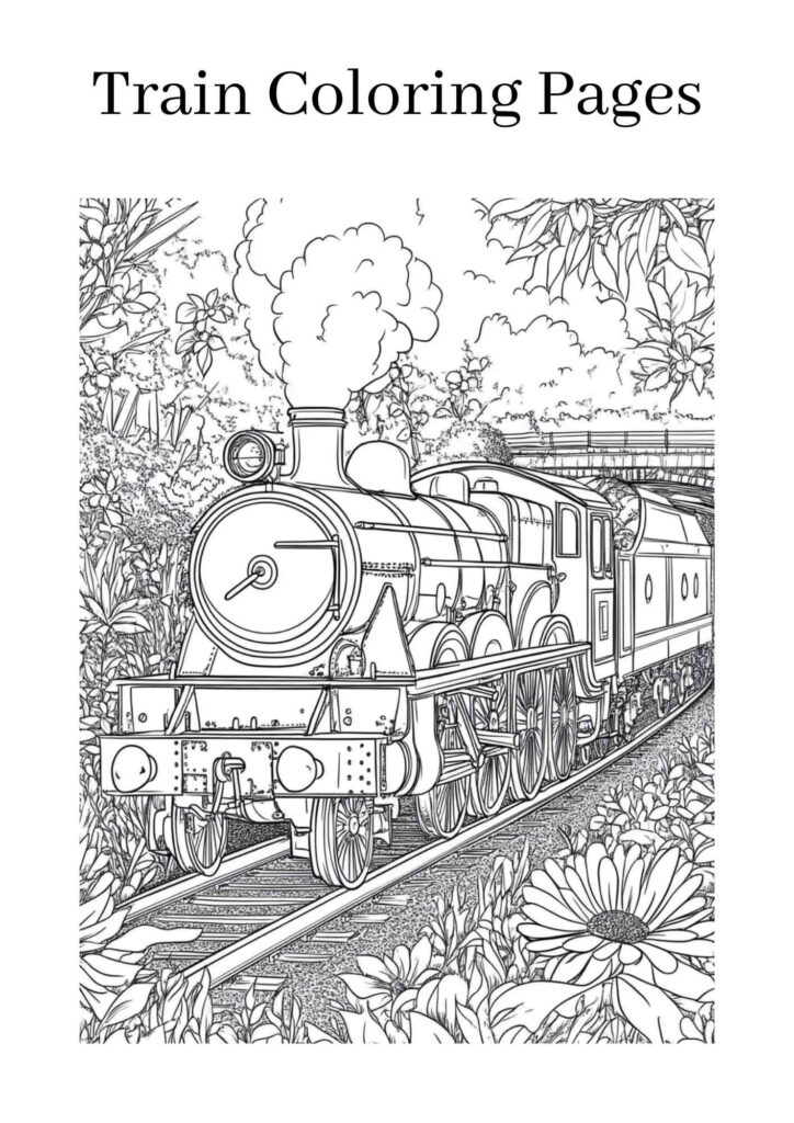 Train-Coloring-Pages