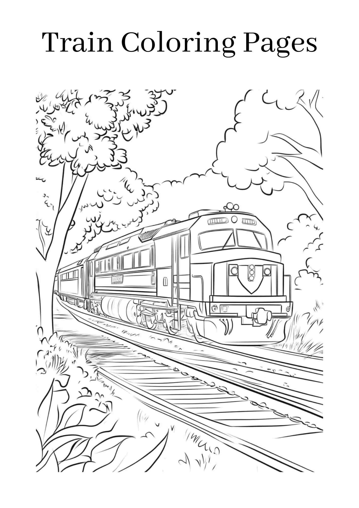 Train-Coloring-Pages