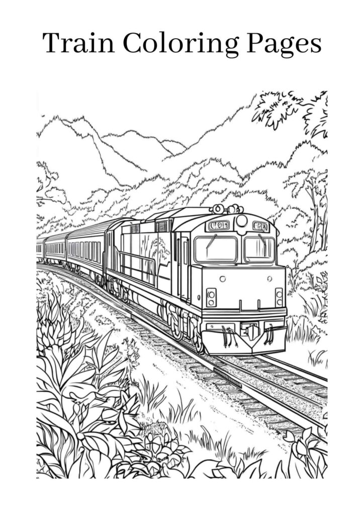 Train-Coloring-Pages