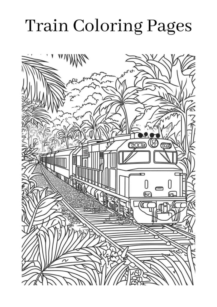 Train-Coloring-Pages