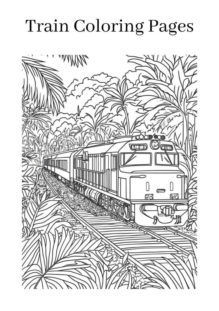 Train-Coloring-Pages