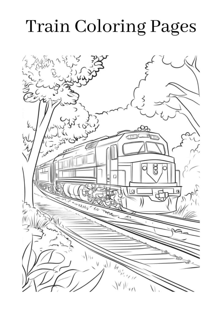 Train-Coloring-Pages