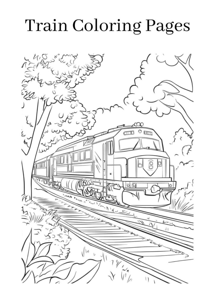 Train-Coloring-Pages