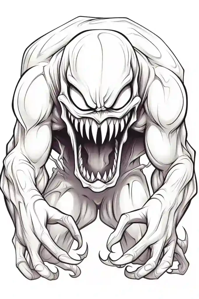 Venom Coloring pages 2 Free Printable Venom Coloring pages | For Kids & Adults