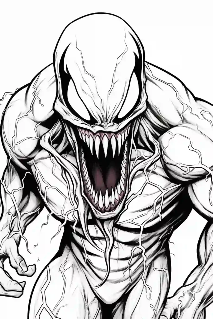 Venom-Coloring-pages