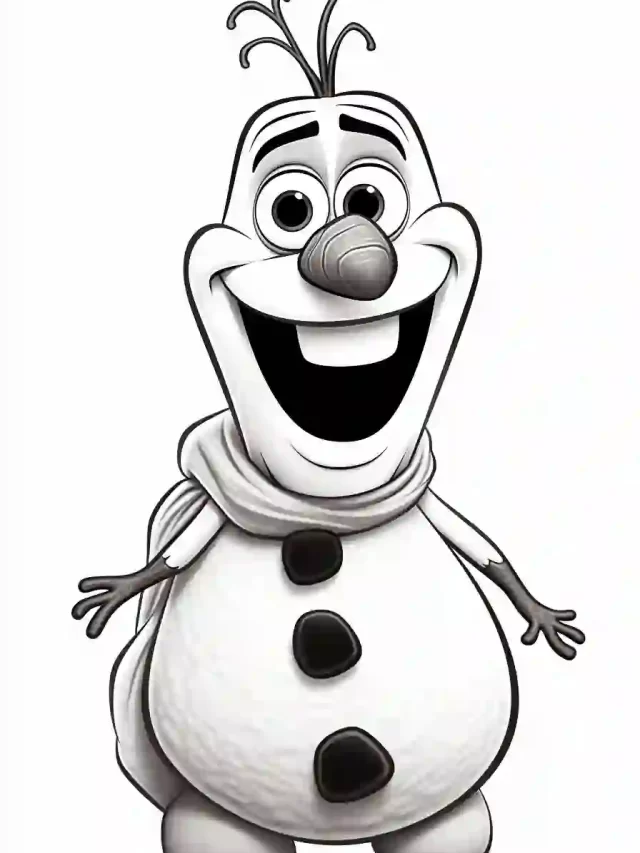 Olaf-coloring-page