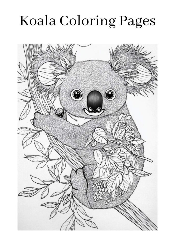 Koala-Coloring-Pages