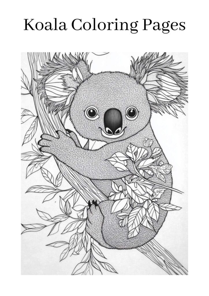 Koala-Coloring-Pages