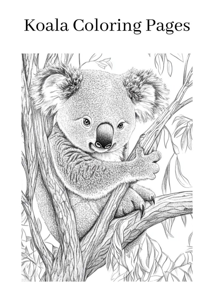 Koala-Coloring-Pages