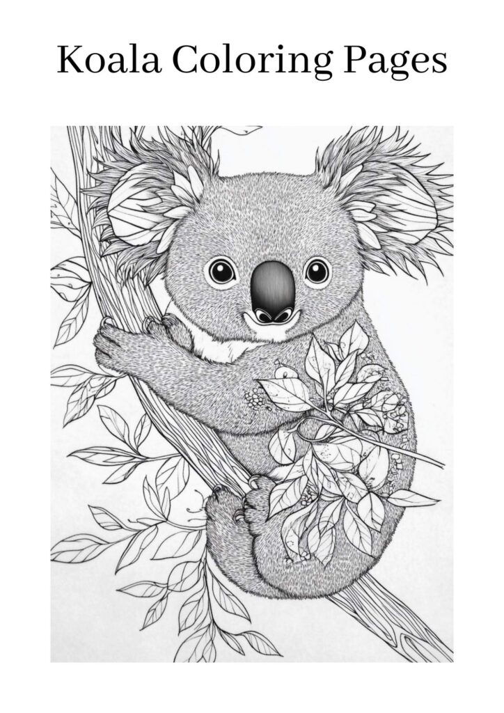 Koala-Coloring-Pages