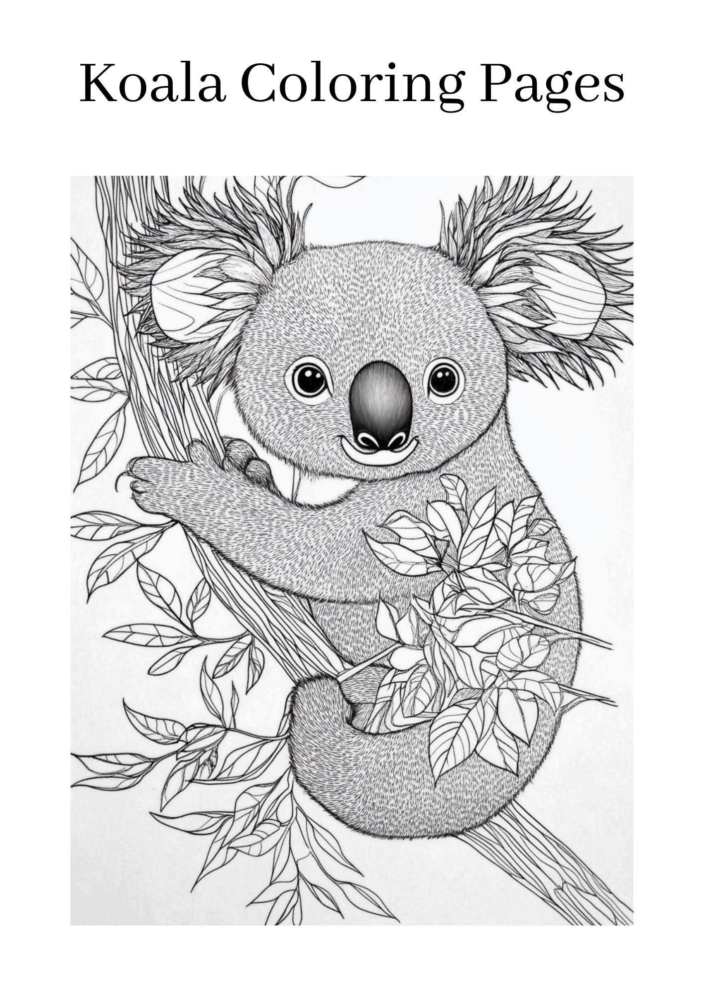 Koala-Coloring-Pages