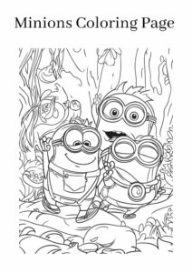 Minions-Coloring-Page