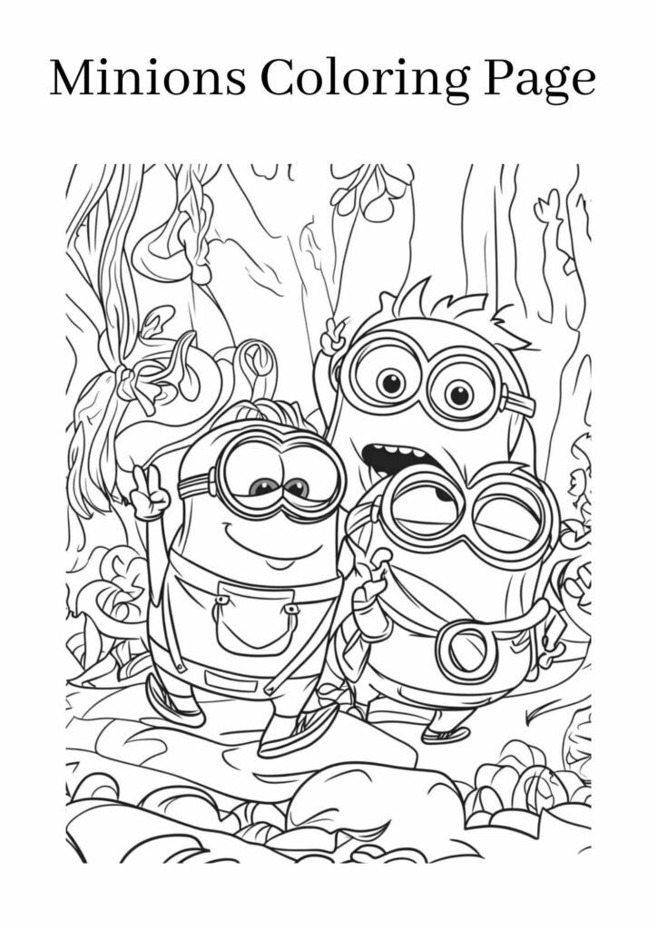 Minions-Coloring-Page 