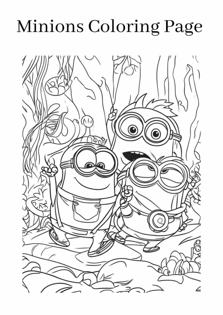 Minions-Coloring-Page 