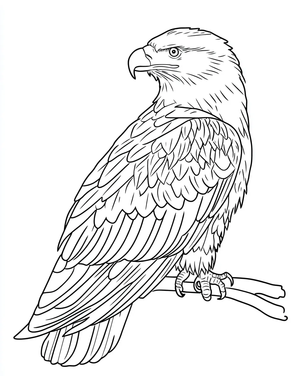 eagle-Coloring-page