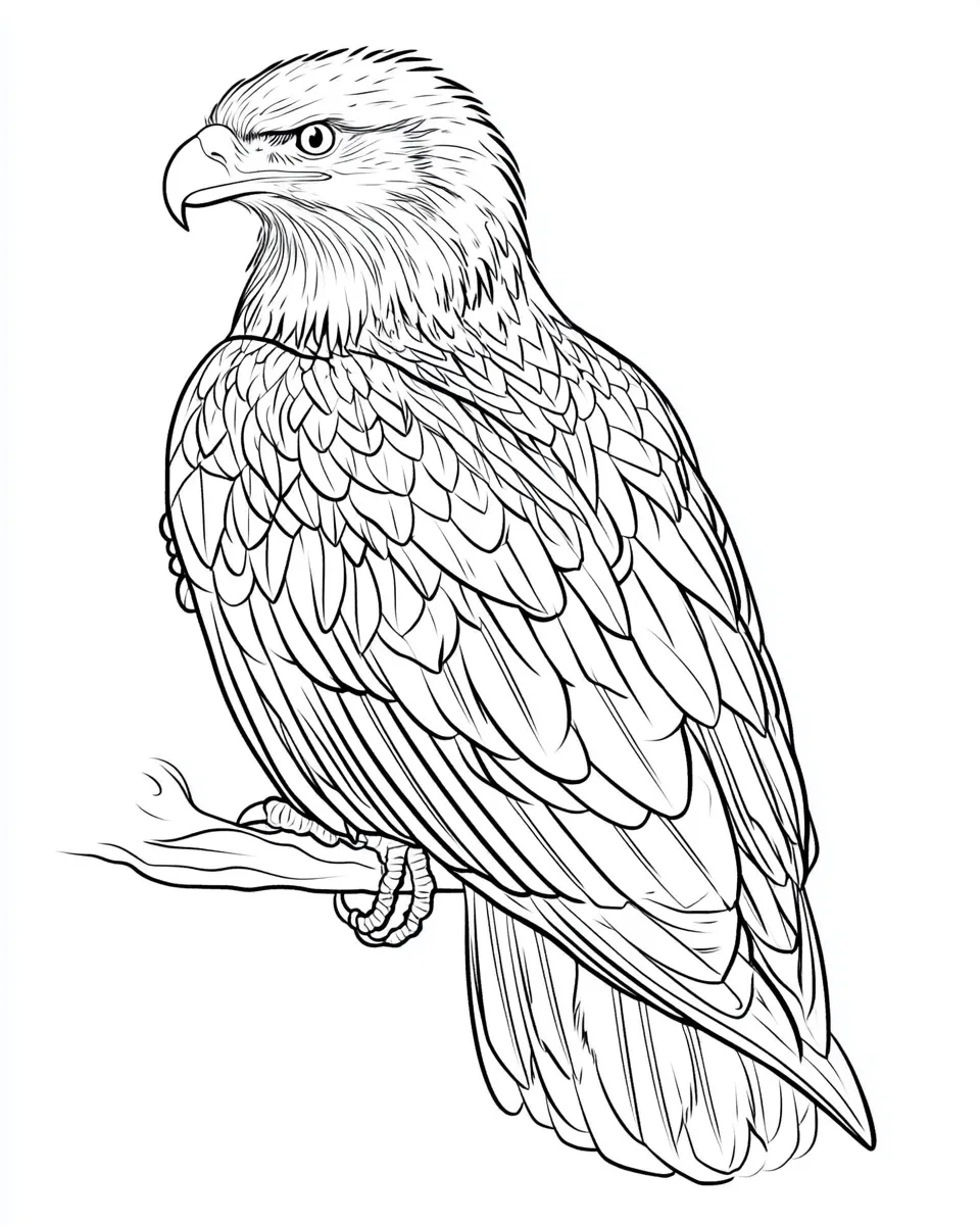 eagle-Coloring-page