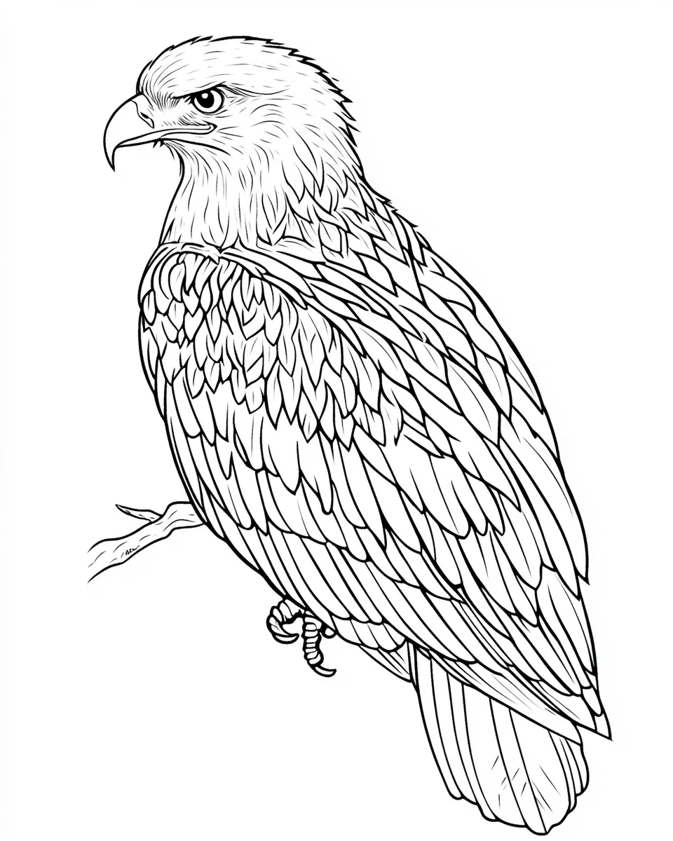 eagle-Coloring-page