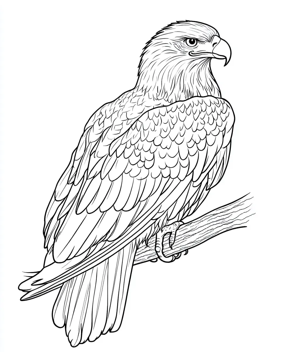 eagle-Coloring-page