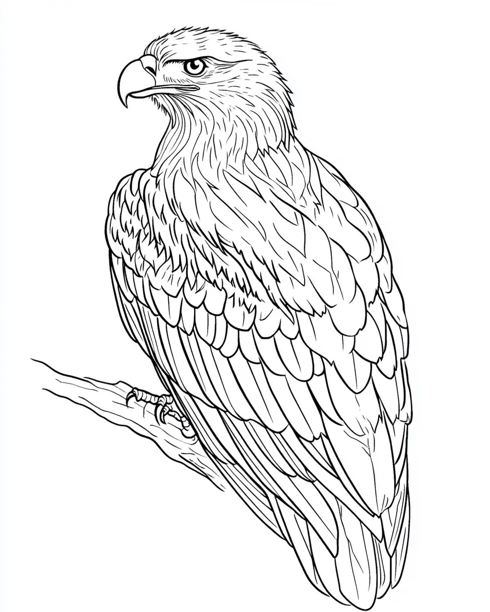 eagle-Coloring-page