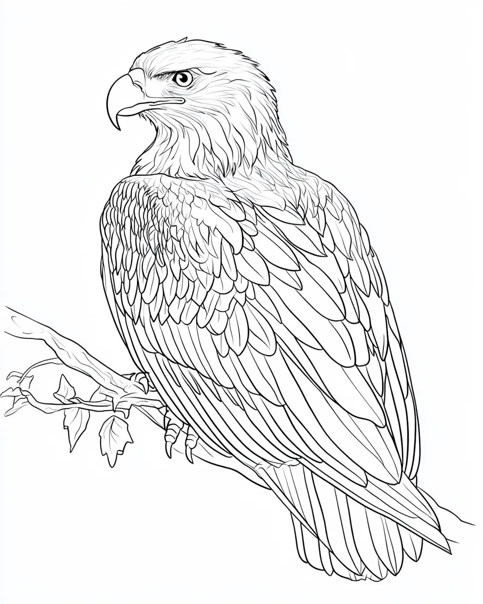 eagle-Coloring-page