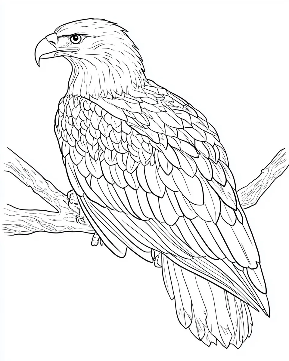 eagle-Coloring-page