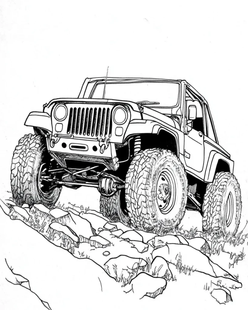 Jeep-Coloring-Pages