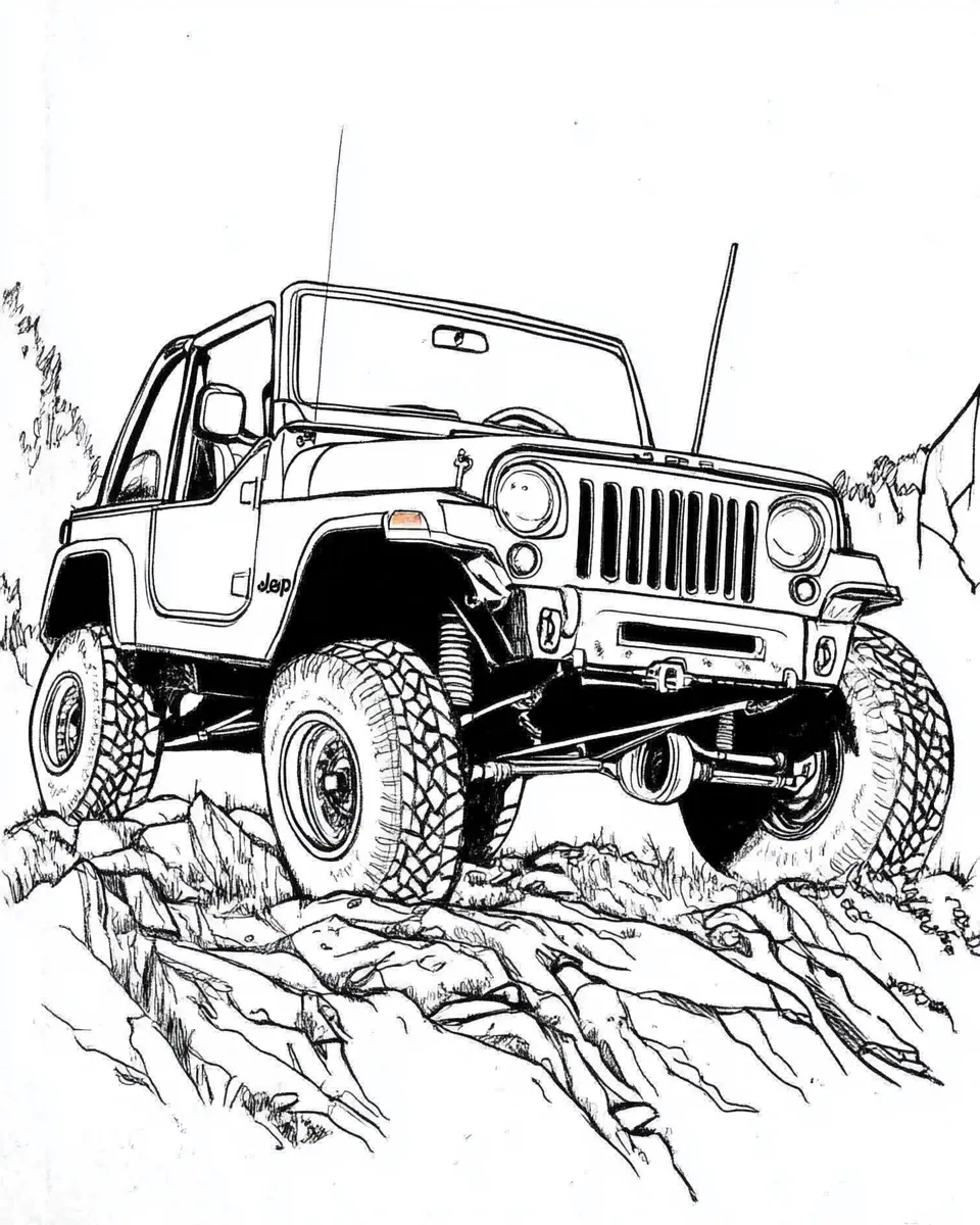 Jeep-Coloring-Pages