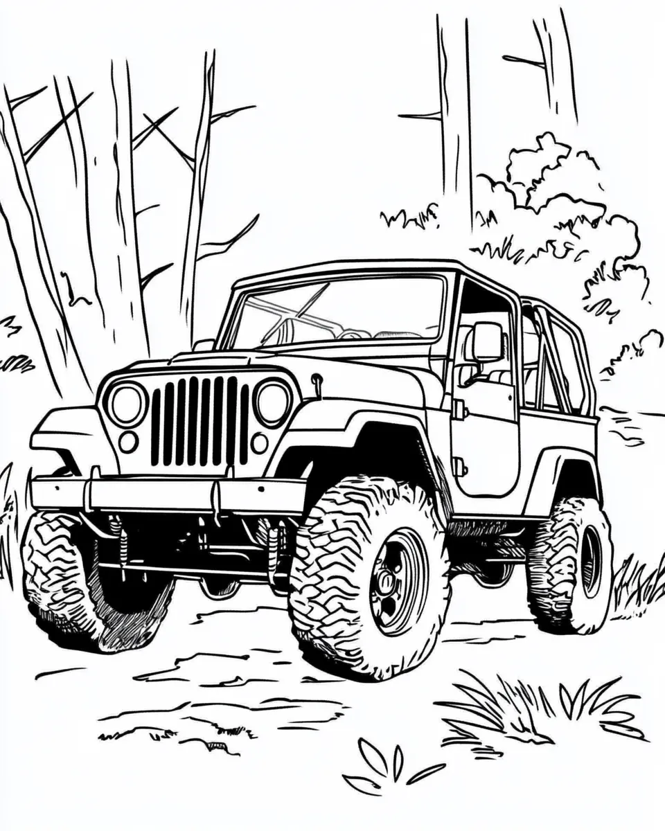 Jeep-Coloring-Pages