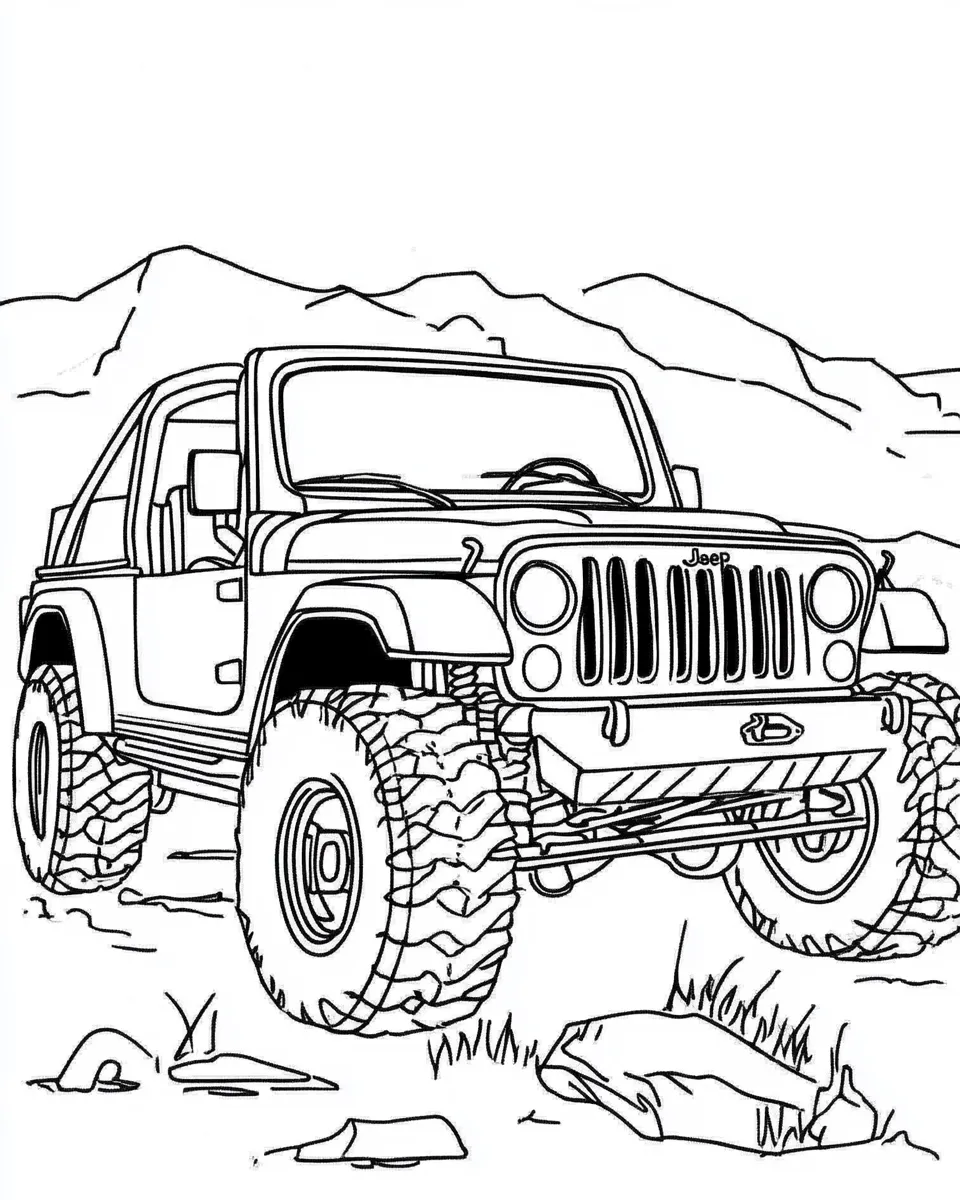 Jeep-Coloring-Pages