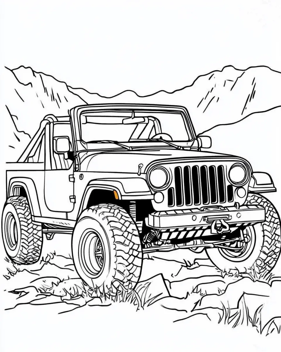 Jeep-Coloring-Pages