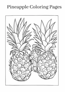 Pineapple-coloring-pages