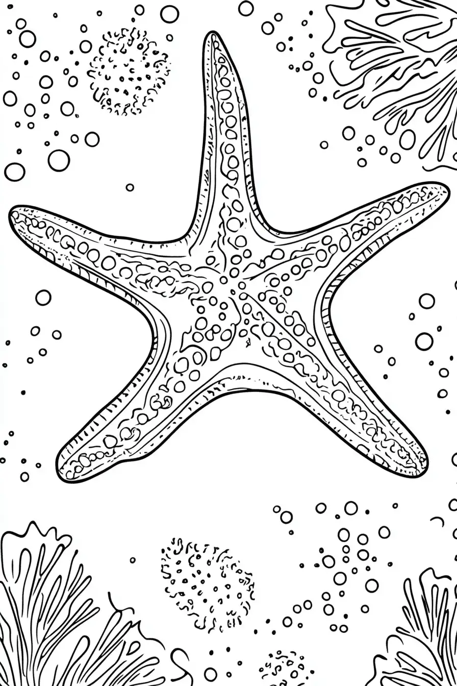 Starfish-Coloring-Pages