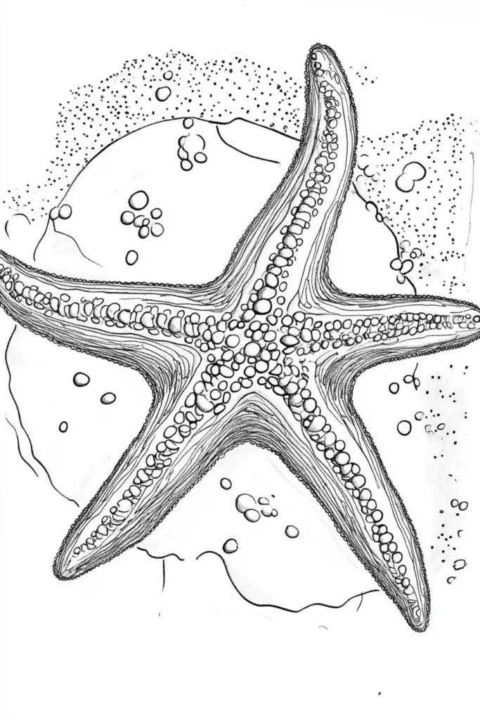 Starfish-Coloring-Pages