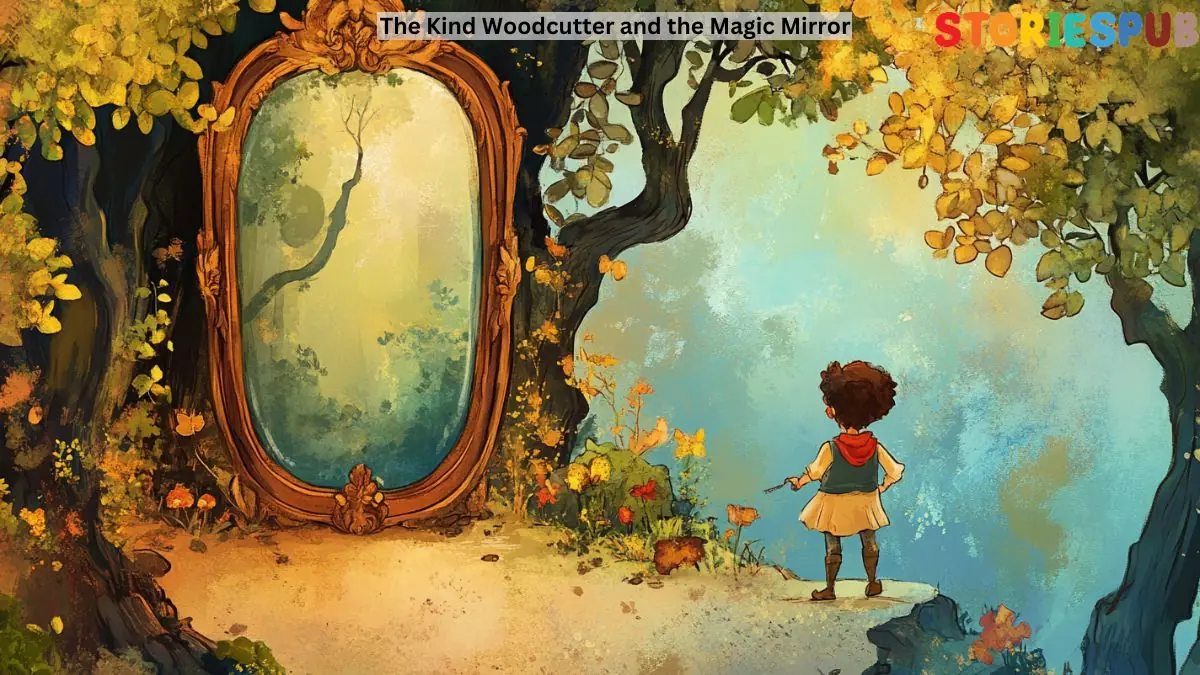 the-kind-woodcutter-magic-mirror