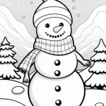 snowman-coloring-page