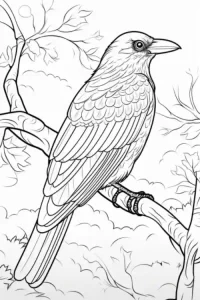 Read more about the article Free Crow  Coloring Pages for Kids & Adults