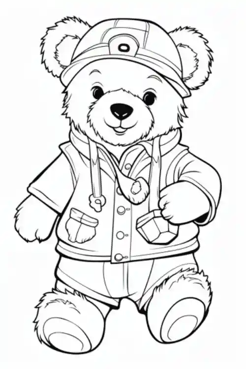  Teddy-Bear-Coloring-Page