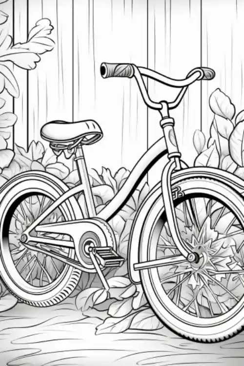 Bicycle-Coloring-Page