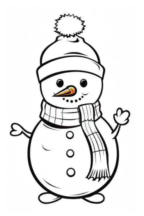 Free-Snowman-Coloring-Page