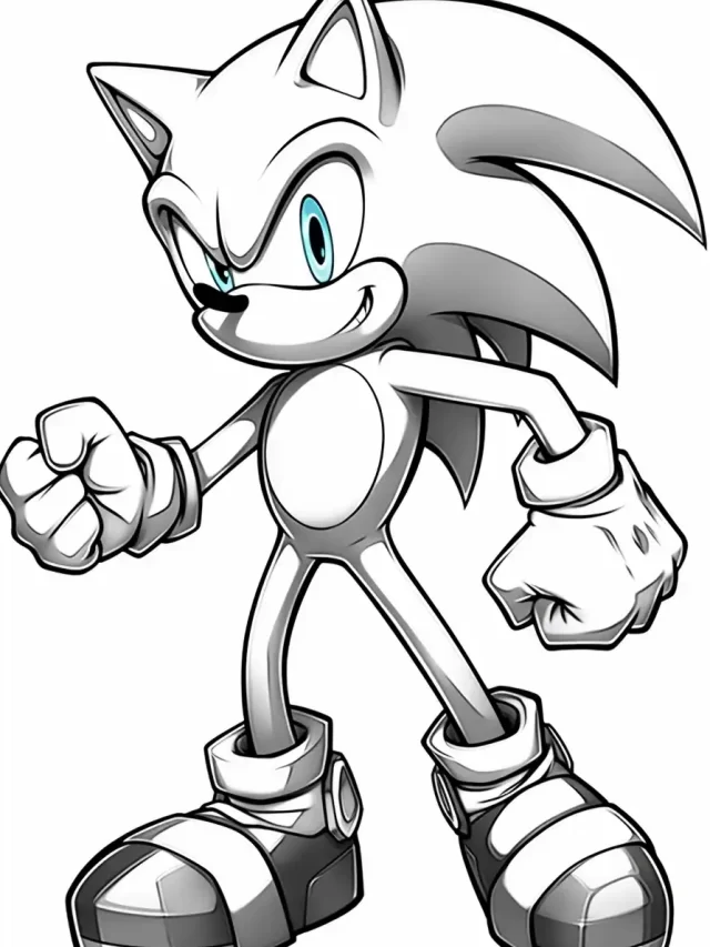 Free Sonic Coloring Pages For Kids & Adults | Storiespub